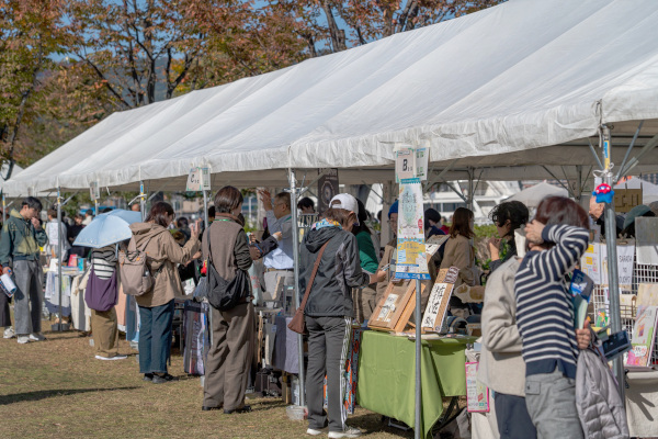ブースを楽しむ来場者の様子