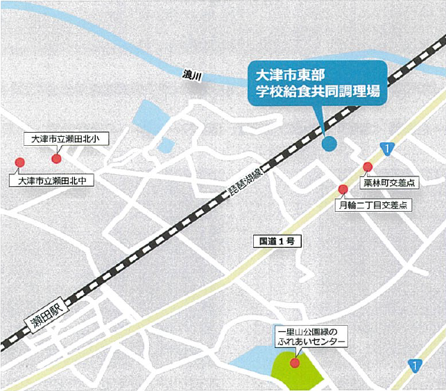 調理場までの地図
