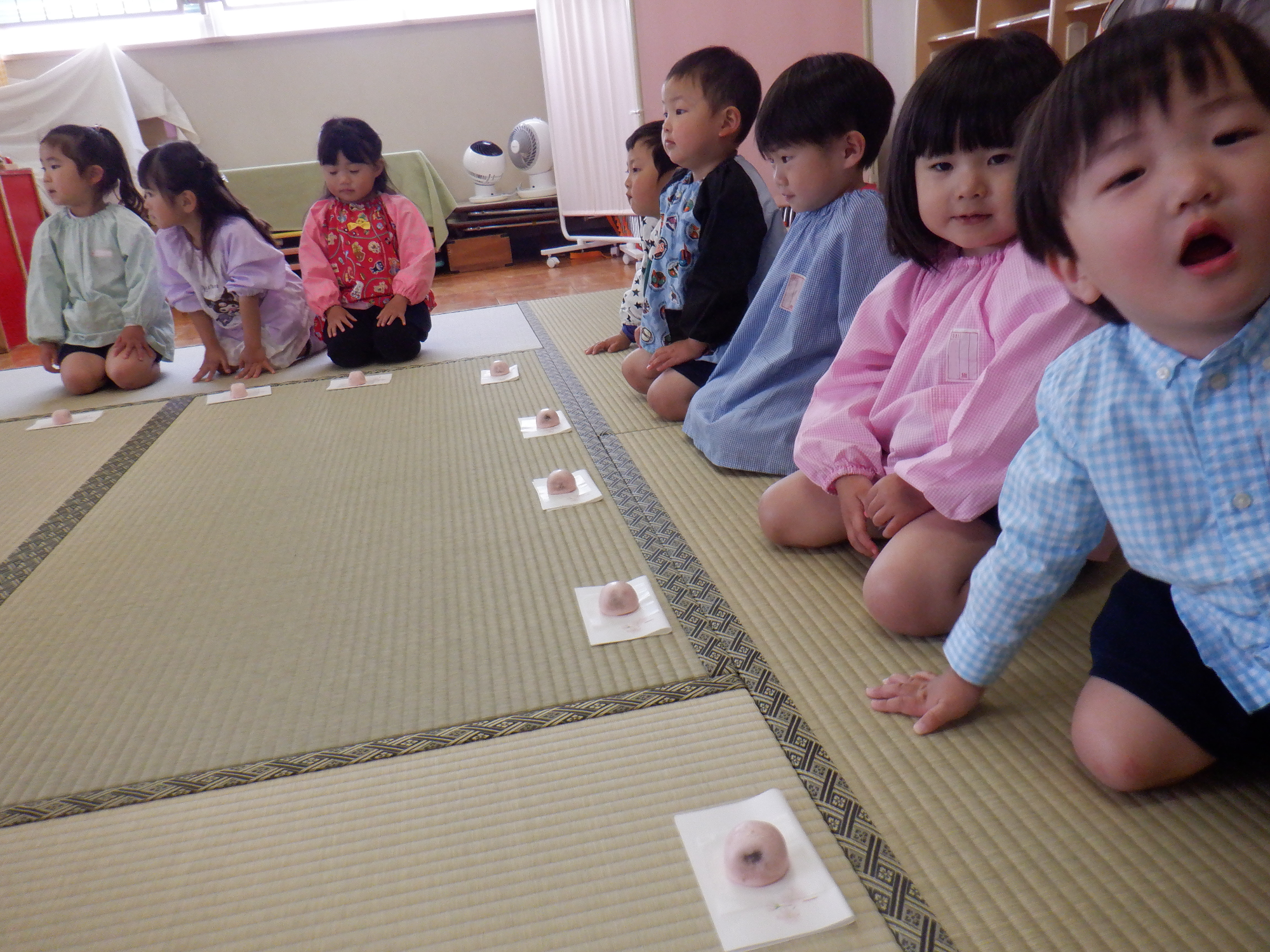 3歳児お饅頭