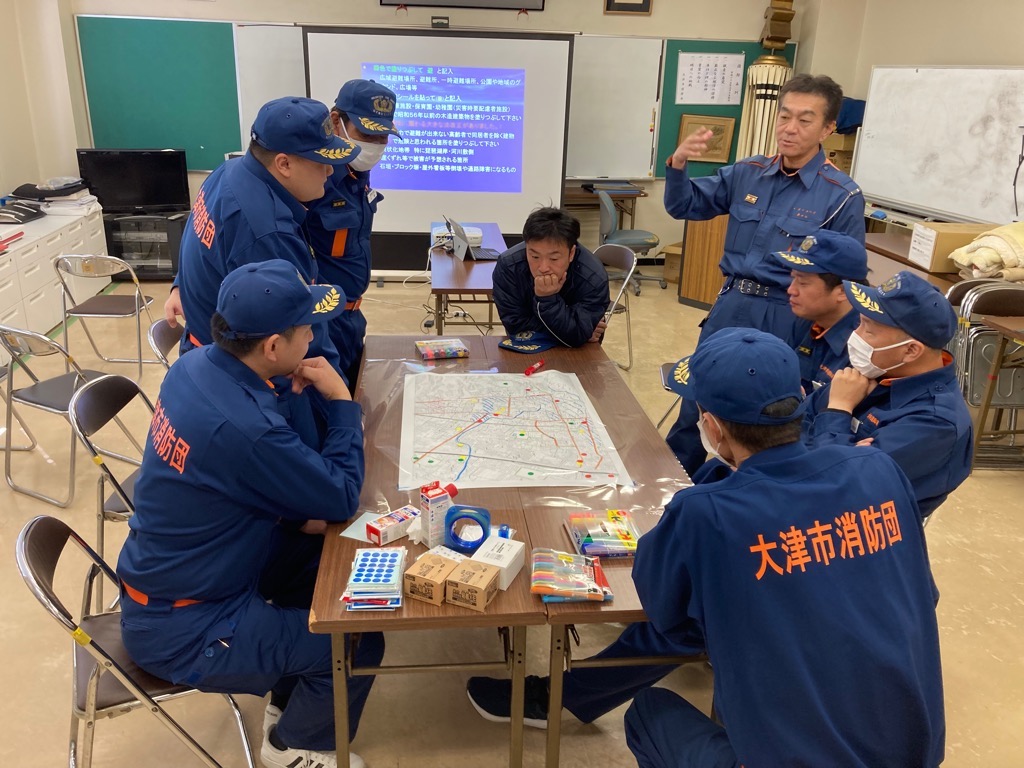 DIG訓練を行っている様子