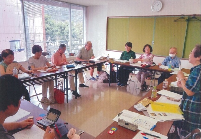塔 滋賀短歌会の様子