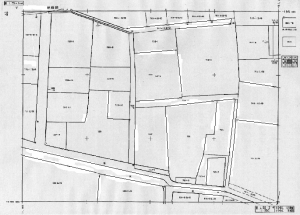 地籍調査実施後の公図