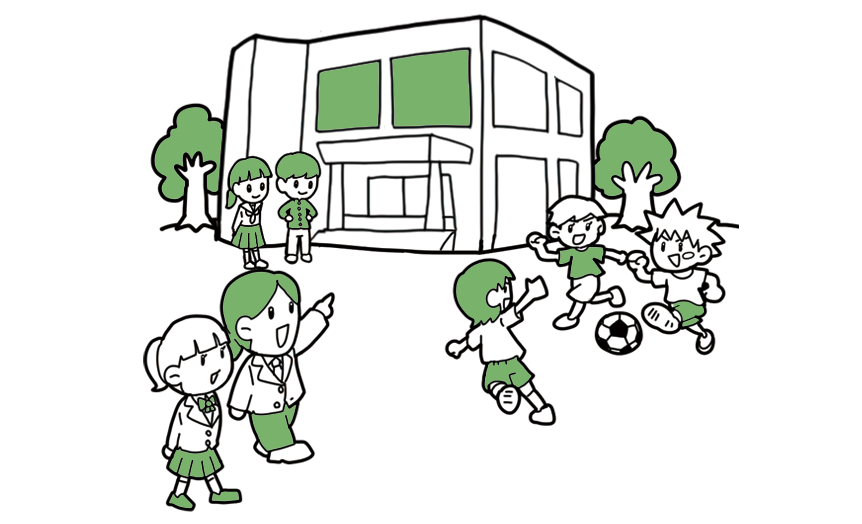 子どもたちのイラスト