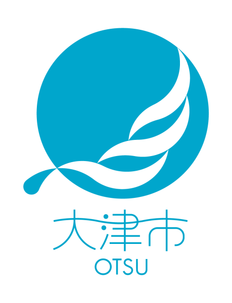 大津市ロゴマーク（縦に構成、基本色）