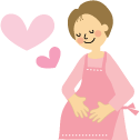 妊婦のイラスト画像