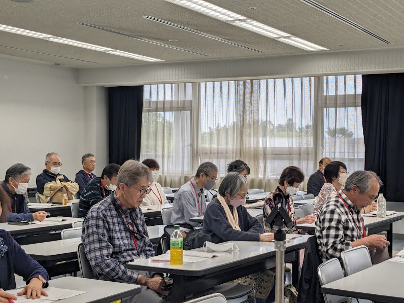 令和6年度チャオ総会　事業報告の様子