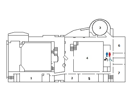 大津市生涯学習センター2階平面図