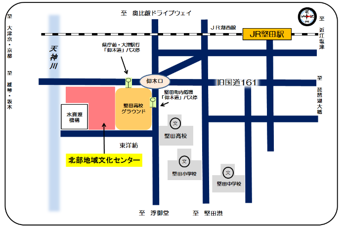 北部地域文化センター地図