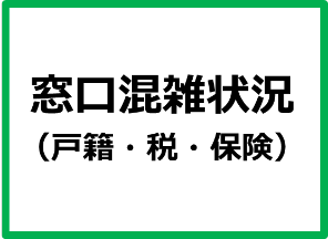 窓口混雑情報バナー