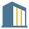 建物のイラストアイコン