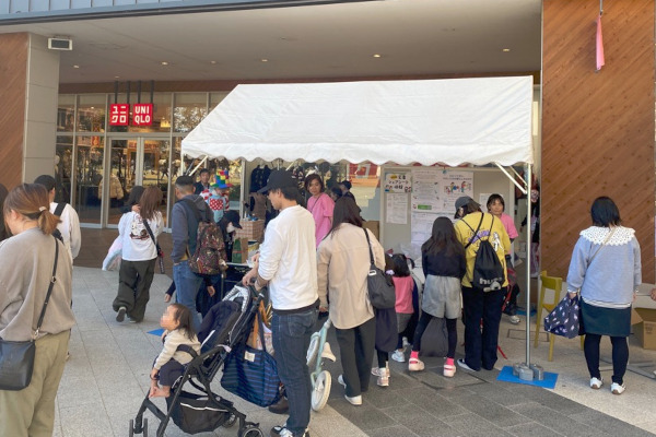 家事シェアシート体験ブースの様子