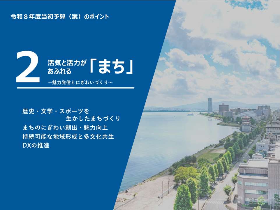 2「まち」活気と活力があふれる　画像イメージ