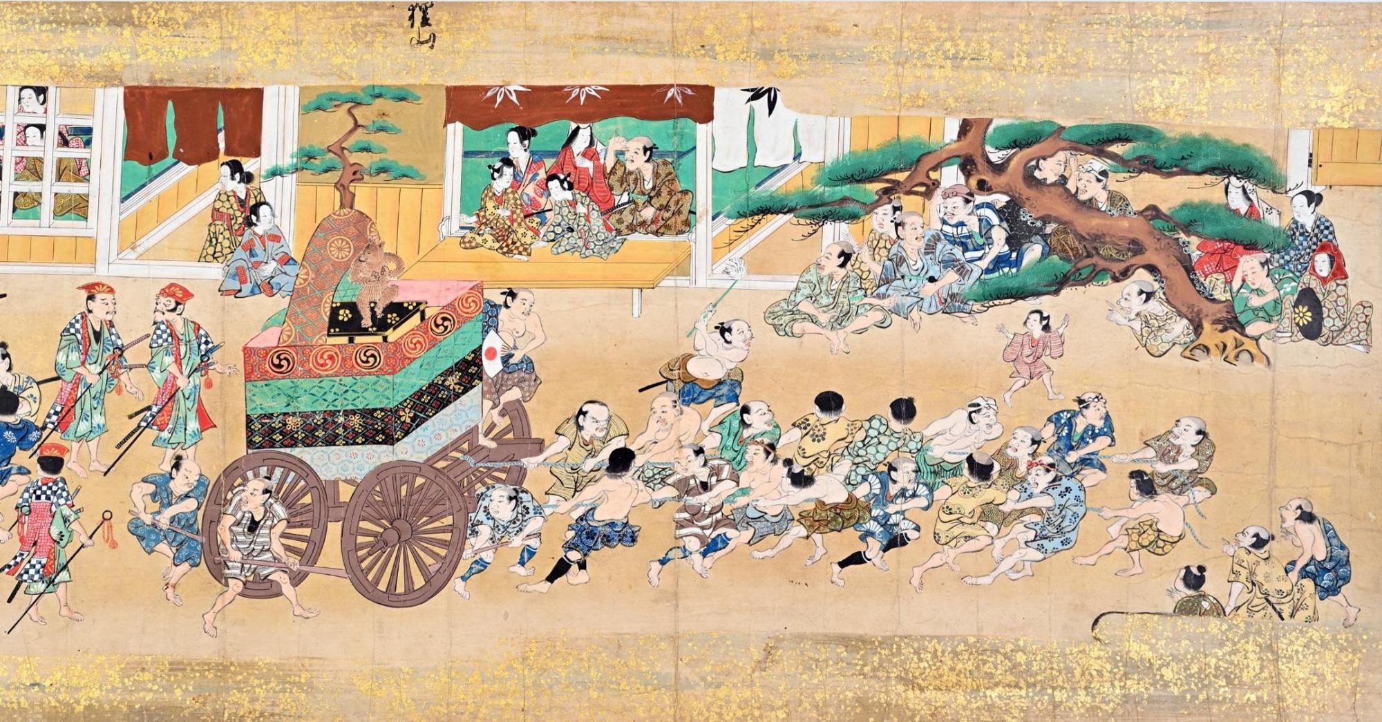 四宮祭礼図絵巻