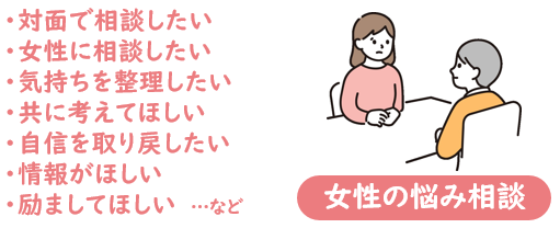 女性の悩み相談