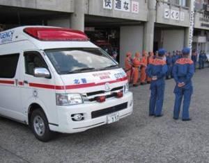 緊急消防援助隊滋賀県隊　第2陣隊出動式