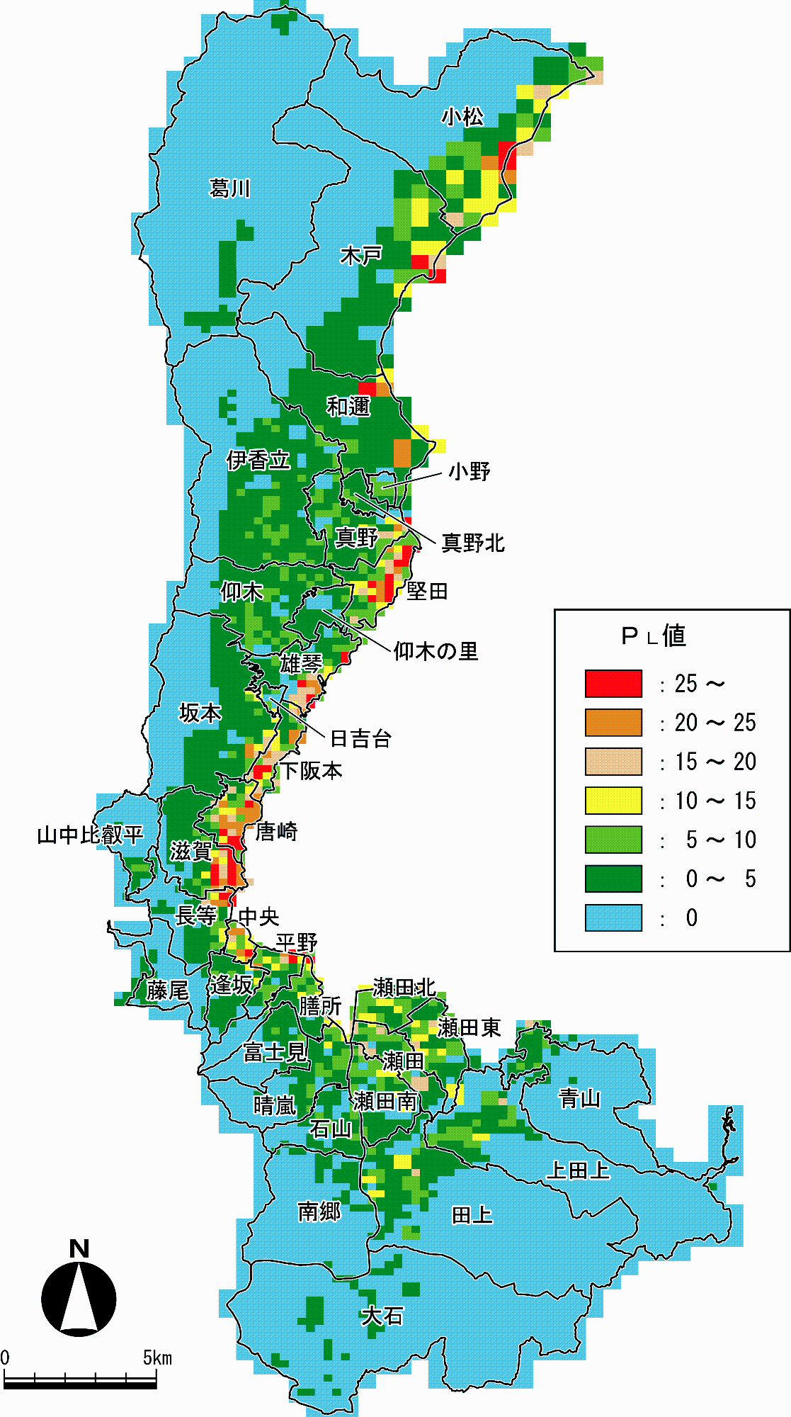 液状化予測図