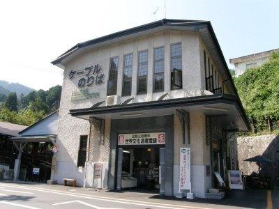 比叡山鉄道ケーブル坂本駅舎
