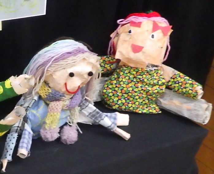 5歳児はりぼて人形