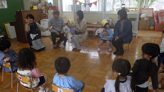 3歳児4月誕生会