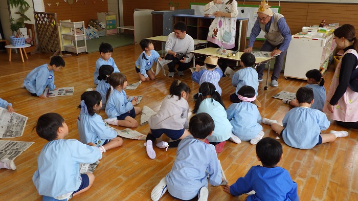 5歳児4月地域の人と関わる