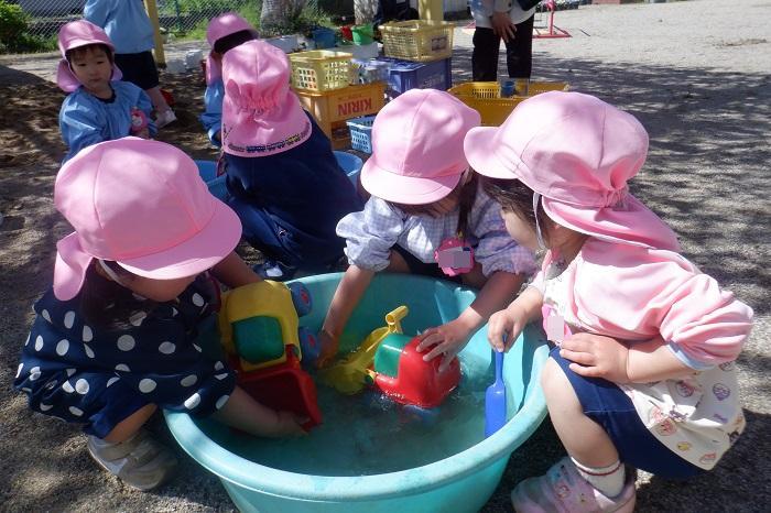 3歳児お片付け