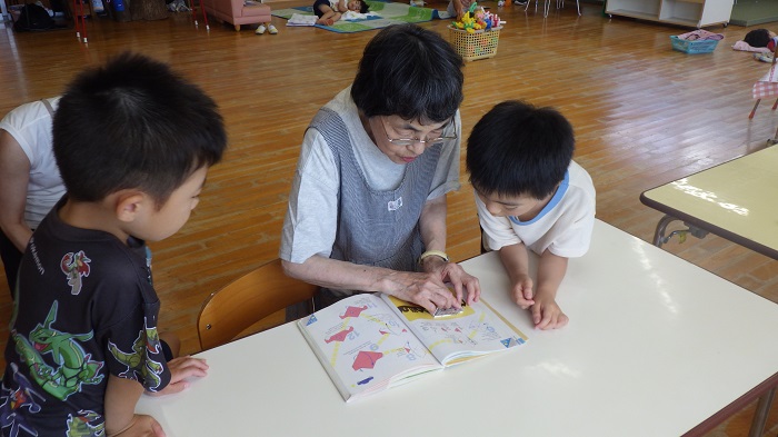 預かり保育地域の人との関わり