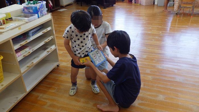預かり保育3年生との関わり