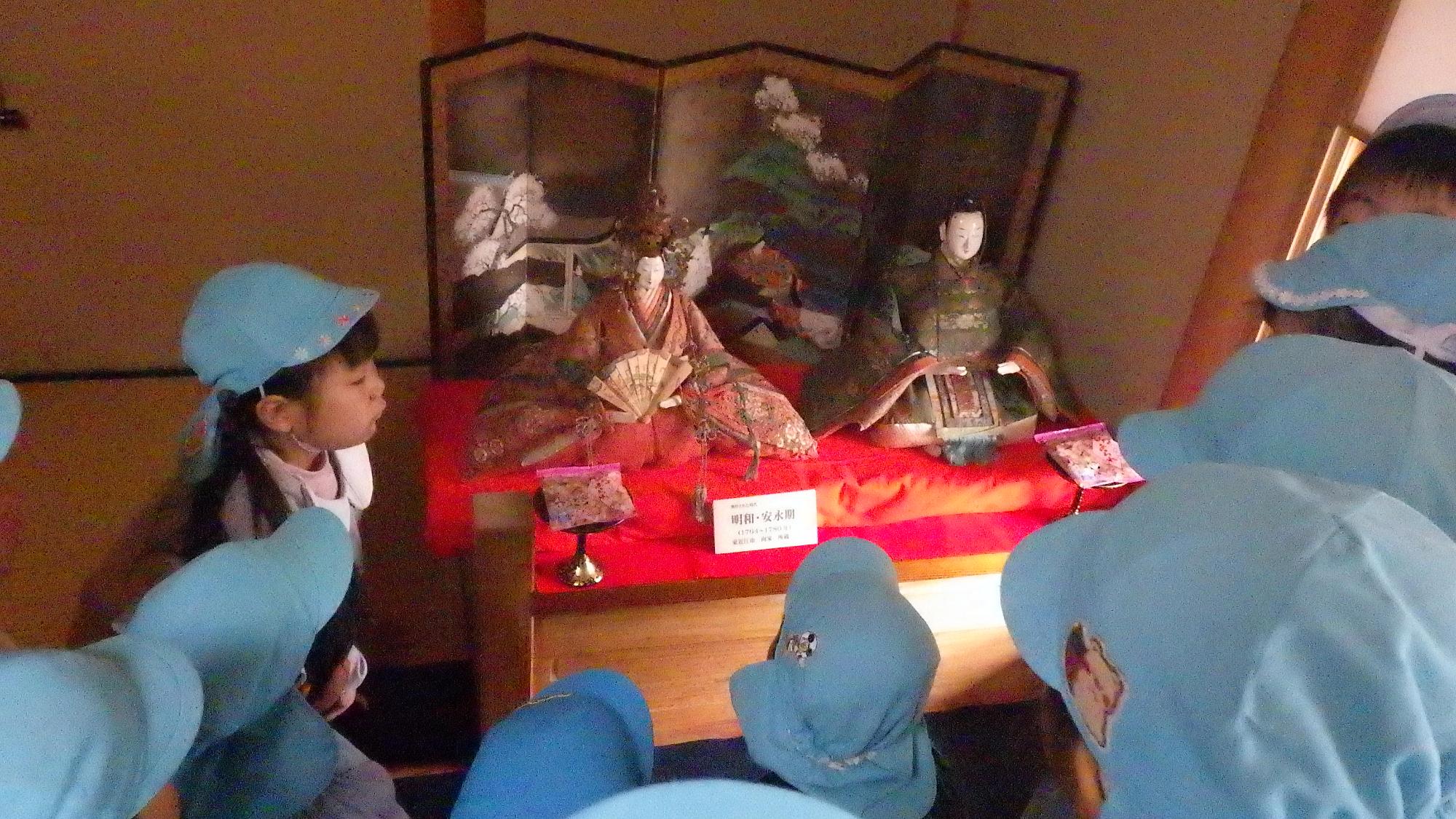 膳所焼き美術館お雛様見学