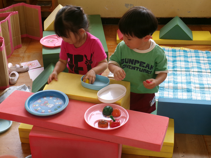 3歳児おうちごっこ