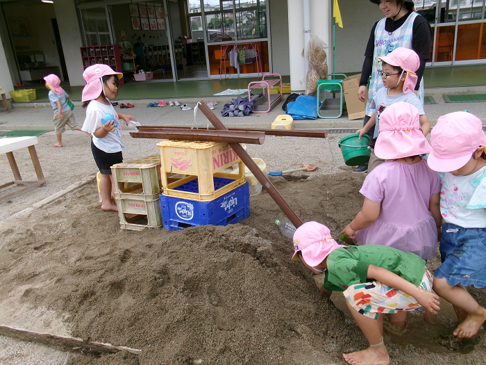 4歳児水流し