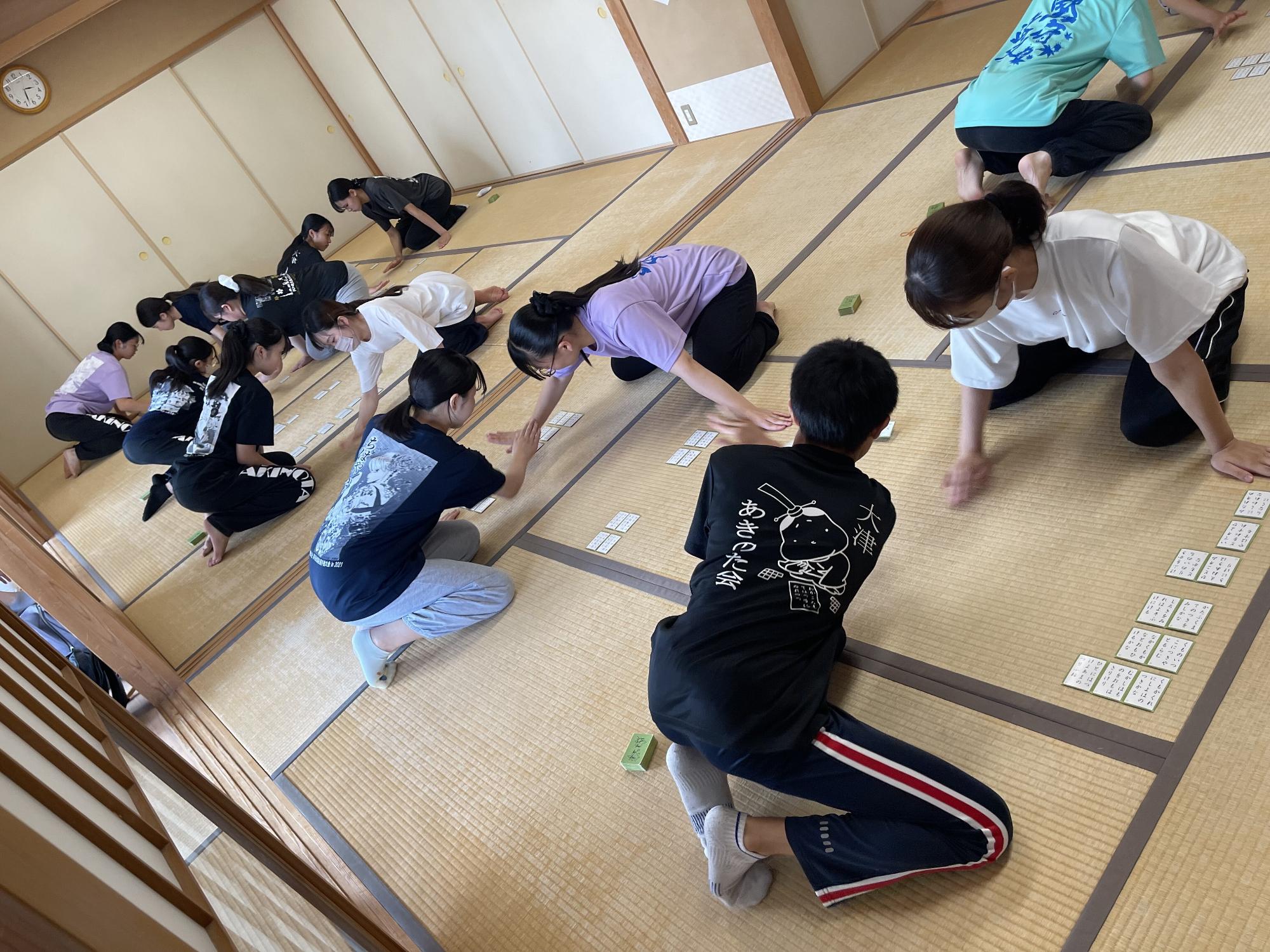 あきのた会　練習風景