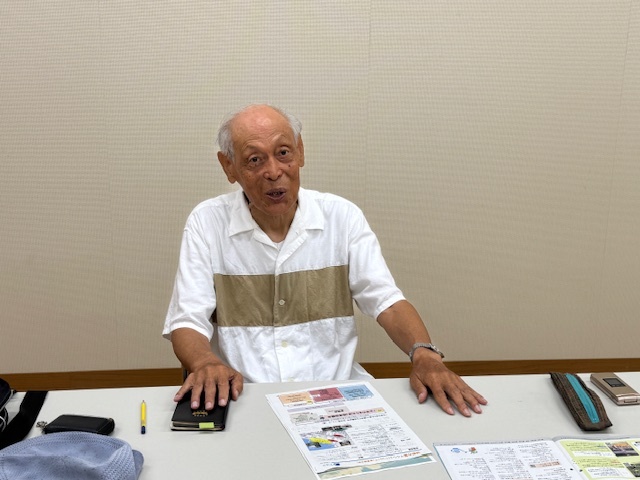大津市俳句連盟　七里会長