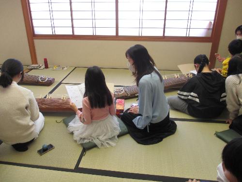 昨年度の伝統文化親子教室の写真