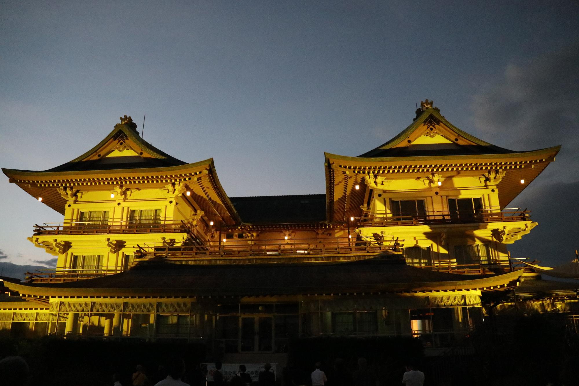 令和6年度びわ湖大津館ライトアップ写真