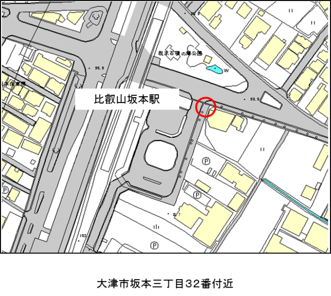 比叡山坂本駅前地図