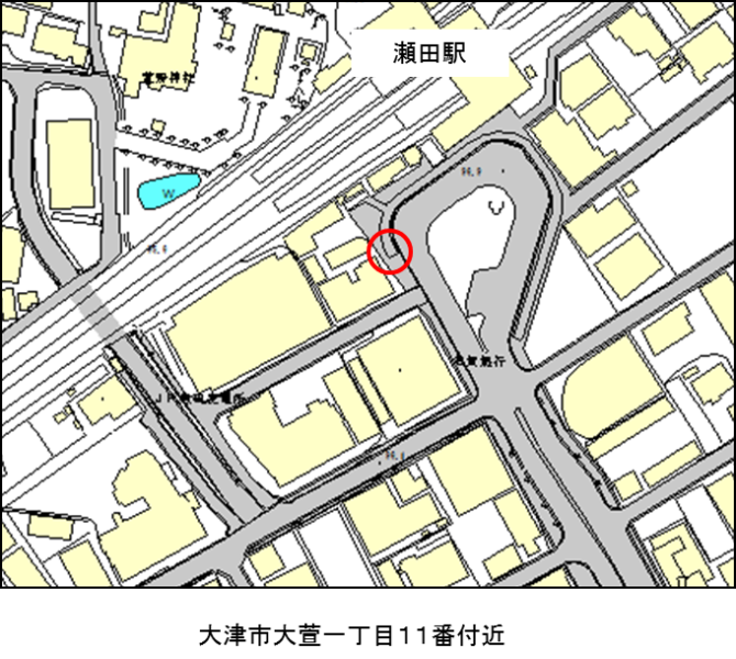 瀬田駅前地図