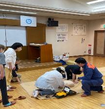 救命講習会の様子
