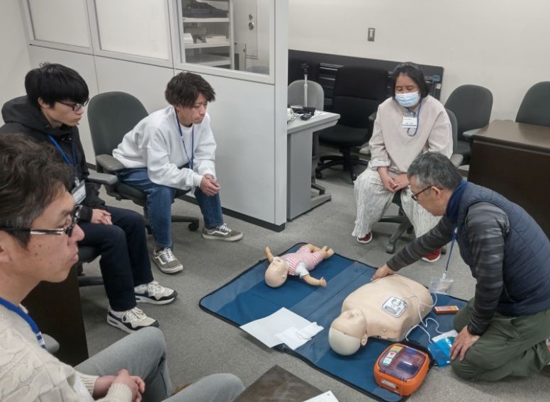 AED使用方法シミュレーション