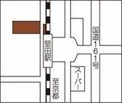 堅田駅前地図画像