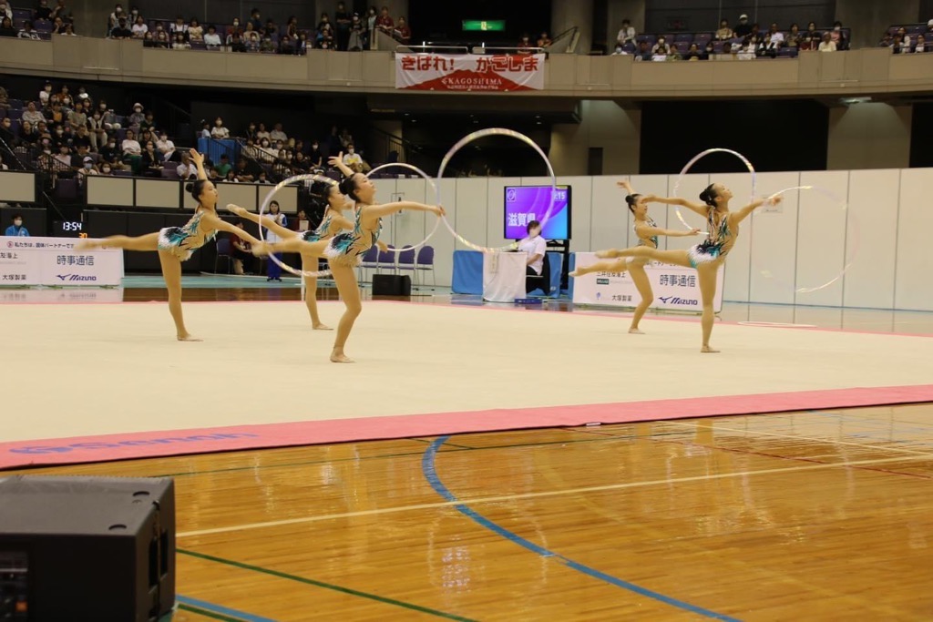 新体操　競技の様子