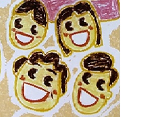 笑顔の介護職員さんの絵