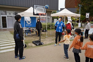 滋賀レイクスによるシュートチャレンジ