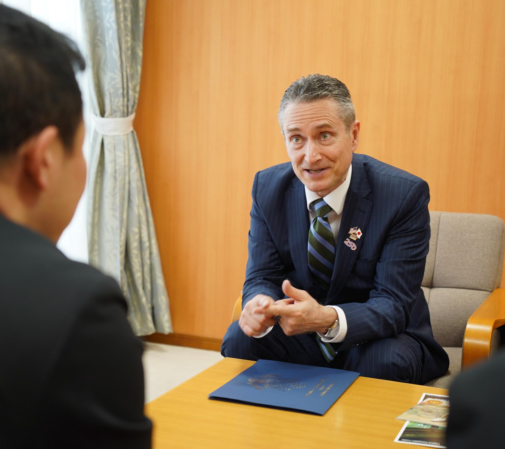駐大阪・神戸米国総領事御来津