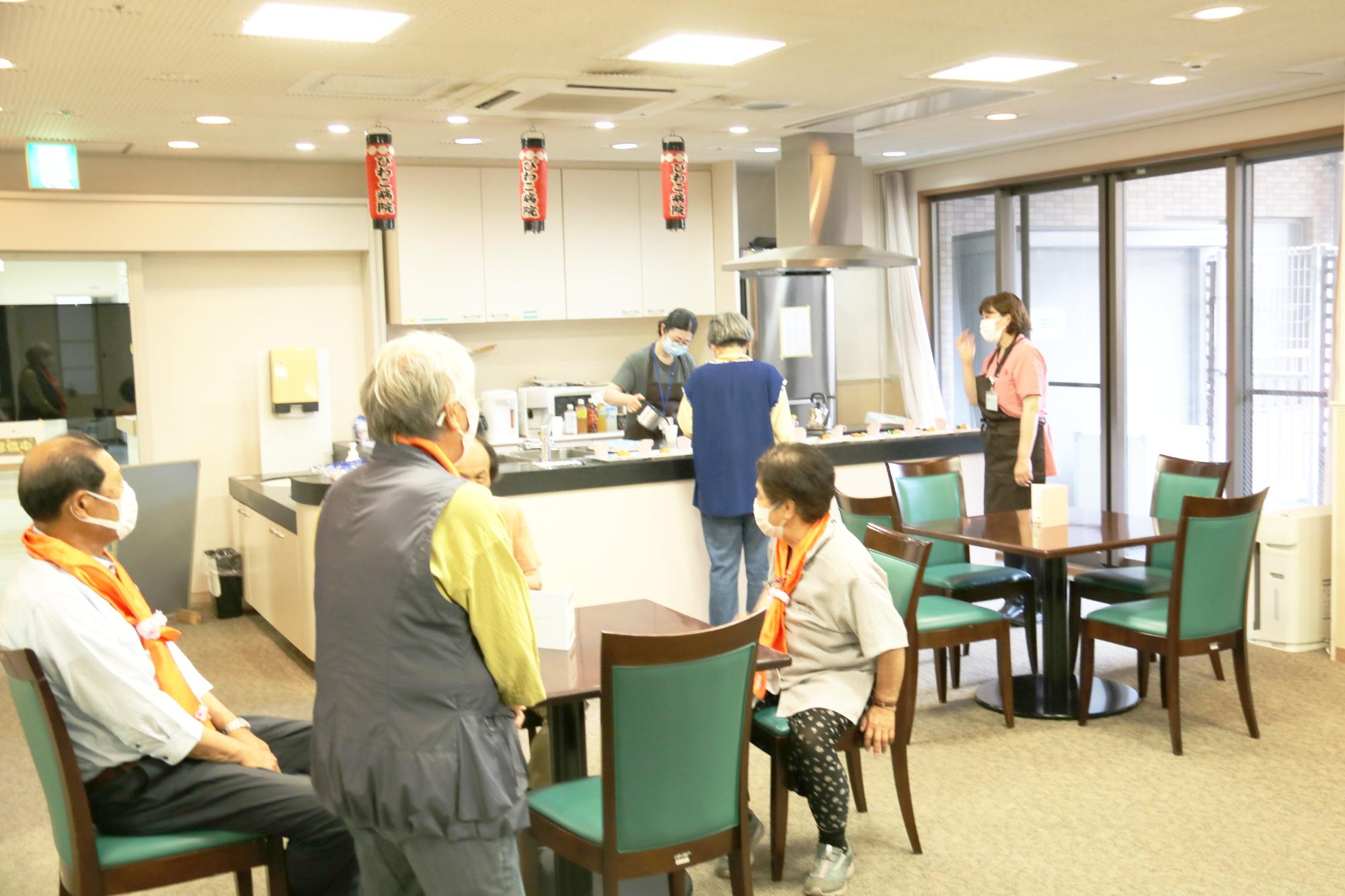 さくらカフェの様子
