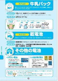 牛乳パック・電池・その他の電池