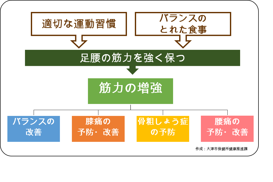 ロコモ予防のポイントは運動と栄養