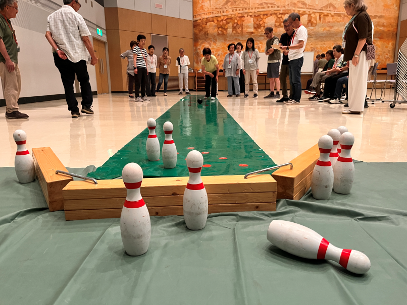 チャオ会員向け企画「ニュースポーツ交流会」の様子