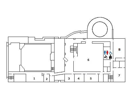 大津市生涯学習センター3階平面図